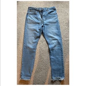 High rise Levi jeans